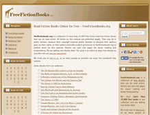 Tablet Screenshot of freefictionbooks.org